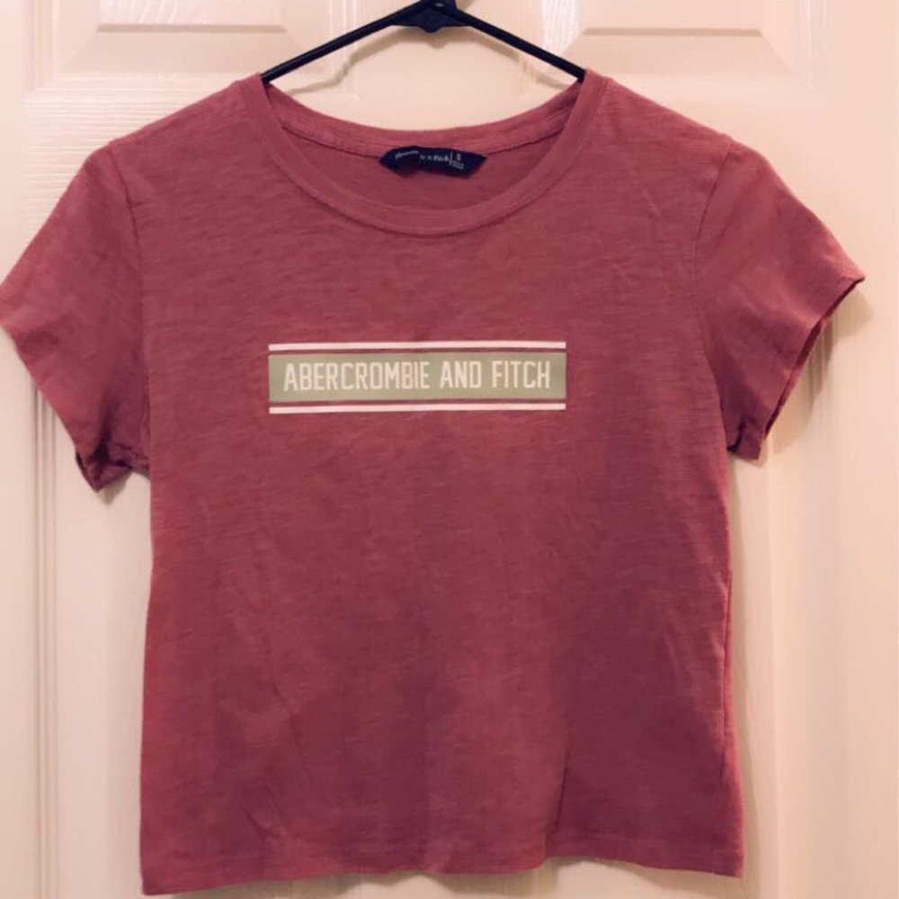 Lavender A&F Crop Top Size S